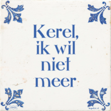 Kerel, ik wil niet meer - 7 keer bekeken