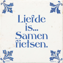 Liefde is… Samen fietsen. - 9 keer bekeken