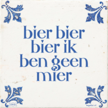 bier bier bier ik ben geen mier - 3 keer bekeken