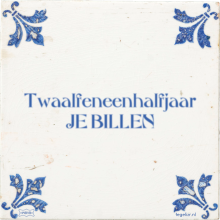 Twaalfeneenhalfjaar JE BILLEN - 3 keer bekeken