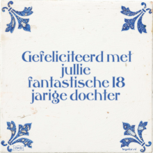Gefeliciteerd met jullie fantastische 18 jarige dochter - 21 keer bekeken
