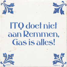 ITQ doet niet aan Remmen, Gas is alles! - 1 keer bekeken