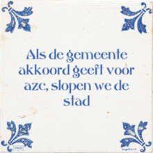 Als de gemeente akkoord geeft voor azc, slopen we de stad - 5 keer bekeken