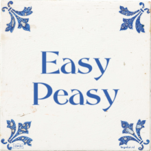 Easy Peasy - 25 keer bekeken