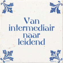 Van intermediair naar leidend - 30 keer bekeken