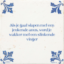 Als je gaat slapen met een jeukende anus, word je wakker met een stinkende vinger - 5 keer bekeken