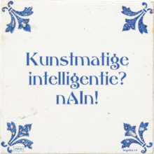 Kunstmatige intelligentie? nAIn! - 2 keer bekeken
