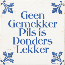 Geen Gemekker Pils is Donders Lekker - 6 keer bekeken
