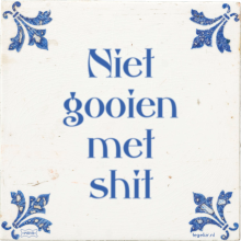 Niet gooien met shit - 26 keer bekeken