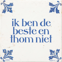 ik ben de beste en thom niet - 27 keer bekeken
