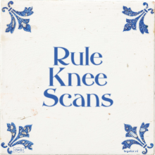 Rule Knee Scans - 250 keer bekeken