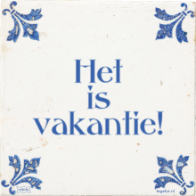 Het is vakantie! - 39 keer bekeken