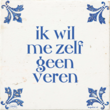 ik wil me zelf geen veren - 23 keer bekeken