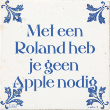 Met een Roland heb je geen Apple nodig - 4 keer bekeken