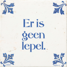 Er is geen lepel. - 9 keer bekeken