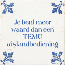 Je bent meer waard dan een TEMU afstandbediening - 8 keer bekeken
