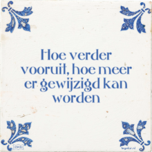 Hoe verder vooruit, hoe meer er gewijzigd kan worden - 10 keer bekeken