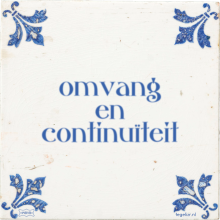 omvang en continuïteit - 14 keer bekeken