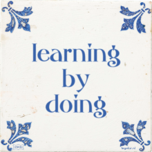 learning by doing - 13 keer bekeken
