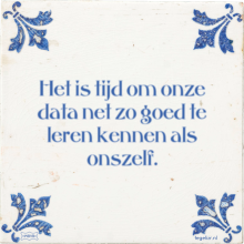 Het is tijd om onze data net zo goed te leren kennen als onszelf. - 28 keer bekeken
