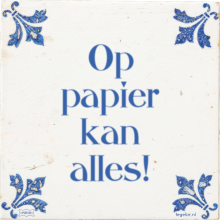 Op papier kan alles! - 26 keer bekeken
