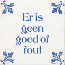 Er is geen goed of fout - 2 keer bekeken