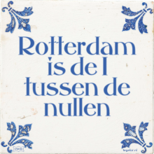 Rotterdam is de 1 tussen de nullen - 18 keer bekeken
