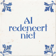 AI redeneert niet - 20 keer bekeken