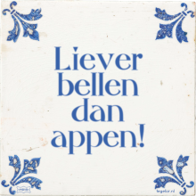 Liever bellen dan appen! - 2 keer bekeken