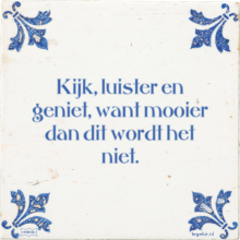 Kijk, luister en geniet, want mooier dan dit wordt het niet. - 4 keer bekeken