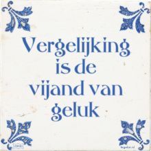 Vergelijking is de vijand van geluk - 1 keer bekeken