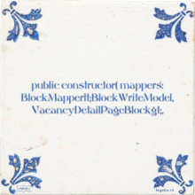 public constructor( mappers: BlockMapperlt;BlockWriteModel, VacancyDetailPageBlockgt;, - 27 keer bekeken