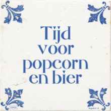 Tijd voor popcorn en bier - 20 keer bekeken