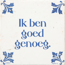 Ik ben goed genoeg. - 40 keer bekeken