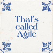 That's called Agile - 8 keer bekeken