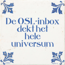 De OSL-inbox dekt het hele universum - 6 keer bekeken