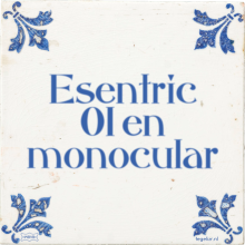 Esentric 01 en monocular - 1 keer bekeken