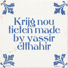 Krijg nou tieten made by yassir elthahir - 8 keer bekeken