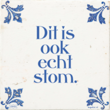 Dit is ook echt stom. - 4 keer bekeken