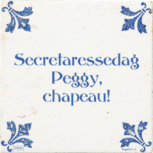 Secretaressedag Peggy, chapeau! - 3 keer bekeken