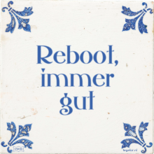Reboot, immer gut - 4 keer bekeken