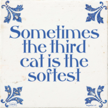 Sometimes the third cat is the softest - 6 keer bekeken