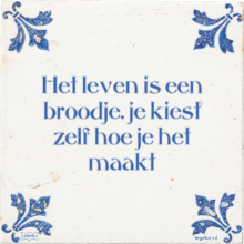 Het leven is een broodje. je kiest zelf hoe je het maakt - 1 keer bekeken
