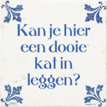 Kan je hier een dooie kat in leggen? - 5 keer bekeken