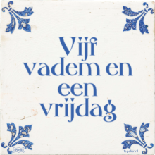 Vijf vadem en een vrijdag - 39 keer bekeken
