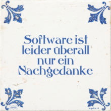 Software ist leider überall nur ein Nachgedanke - 35 keer bekeken