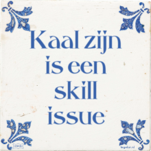 Kaal zijn is een skill issue - 17 keer bekeken