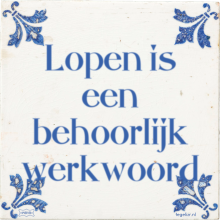 Lopen is een behoorlijk werkwoord - 44 keer bekeken