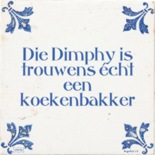 Die Dimphy is trouwens écht een koekenbakker - 8 keer bekeken