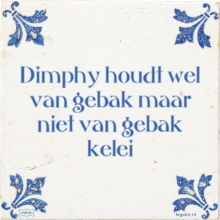 Dimphy houdt wel van gebak maar niet van gebak kelei - 9 keer bekeken